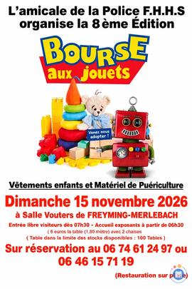 Image Bourse aux jouets - vêtements enfants - objets puériculture (photo 1)