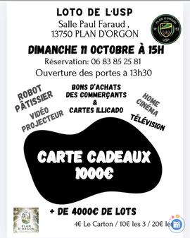 Image Loto d'automne de l USP FOOT PLAN D ORGON (photo 1)