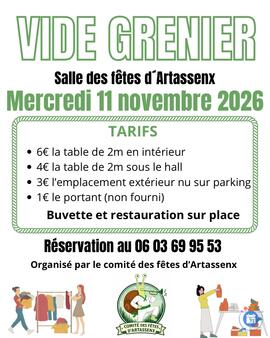 Image Vide-grenier comité des fêtes Artassenx (photo 1)