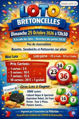 Image Loto la pèlerine de l'ehpad de bretoncelles (photo 1)