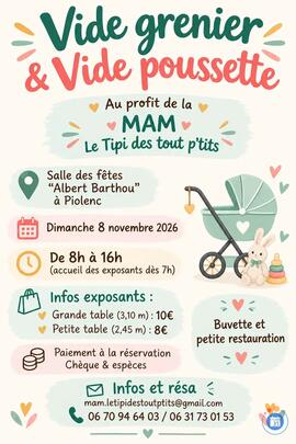 Image Vide grenier et vide poussette (photo 1)