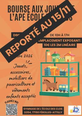 Image Bourse aux jouets de l'APE de Férolles-Attilly (photo 1)