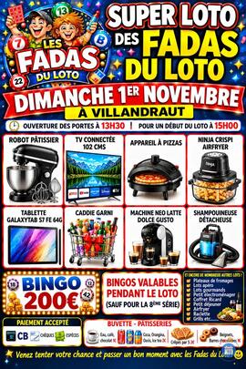 Image SUPER LOTO DES FADAS DU LOTO (photo 1)