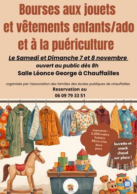 Image Bourses aux jouets vêtements enfants et articles de puériculture (photo 1)