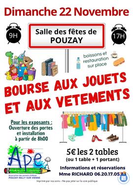 Image BOURSE AUX JOUETS ET AUX VETEMENTS (photo 1)