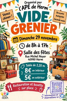 Image Vide grenier de l’APE Herm (photo 1)