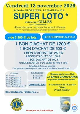 Image Super loto du Lions Club 