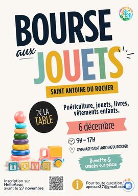 Image Bourse aux jouets de l'APE de Saint Antoine du Rocher (photo 1)