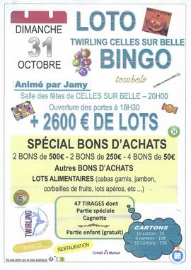 Image loto- bingo twirling celles avec JAMY 47 tirages (photo 1)