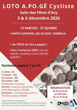 Image LOTO DE L'APOGÉ CYCLISTE (photo 1)