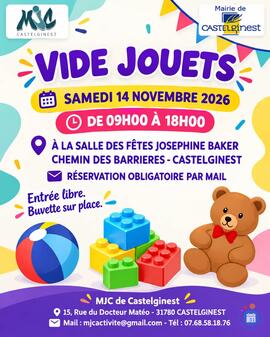 Image VIDE JOUETS ORGANISE PAR LA MJC DE CASTELGINEST (photo 1)
