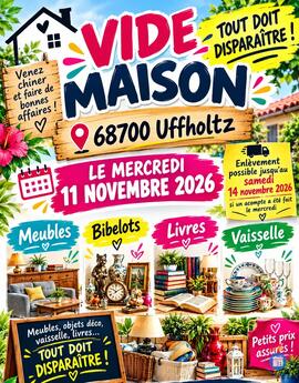 Image Grand Vide-Maison complet à Uffholtz (68700) - Meubles, déco, livres... (photo 1)