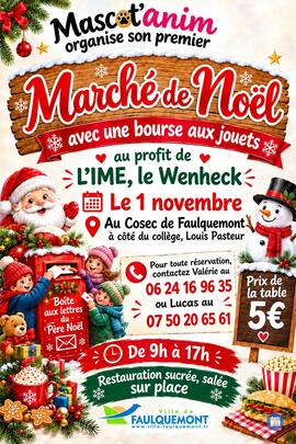 Image Marché de Noel avec une bourse aux jouets (photo 1)