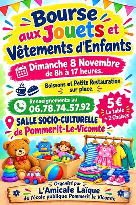 Image Bourse aux jouets et vêtements d'enfants (photo 1)