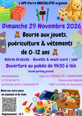 Image BOURSE AUX JOUETS, PUÉRICULTURE & VÊTEMENTS 0-12 ANS (photo 1)