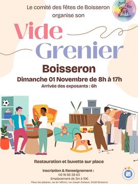 Image Vide grenier du comité des fêtes de Boisseron (photo 1)