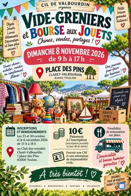 Image Vide-greniers et Bourse aux jouets CIL Valbourdin (photo 1)