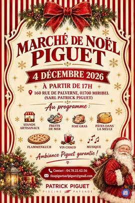 Image Marché de Noël nocturne Piguet (photo 1)