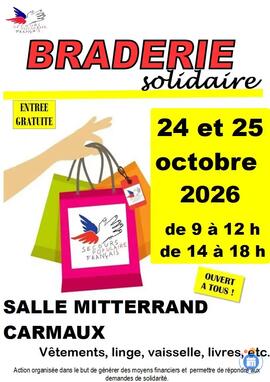 Image BRADERIE SOLIDAIRE DU SECOURS POPULAIRE CARMAUX (photo 1)