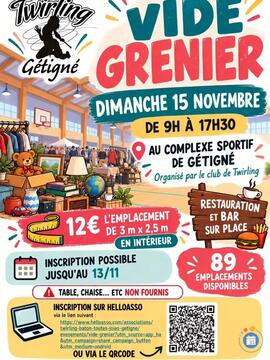 Image Vide grenier Twirling Gétigné (photo 1)