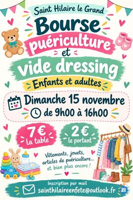 Image Bourse Puériculture / Vide Dressing (photo 1)