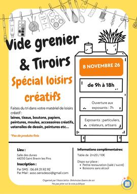 Image Vide grenier - vide tiroirs : spécial matériel loisirs créatifs (photo 1)