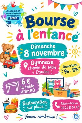 Image Bourse à l'enfance de l'Apaee (photo 1)