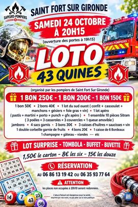 Image loto des pompiers de saint-fort-sur-gironde (photo 1)
