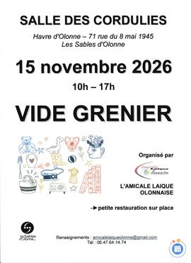 Image Vide grenier de l'Amicale Laïque Olonnaise (photo 1)