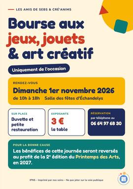 Image Bourse aux jouets, aux jeuxet aux arts créatifs (photo 1)