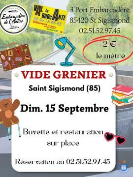Image Vide Greniers de l'Embarcadère de l'Autize - St Sigismond (photo 1)