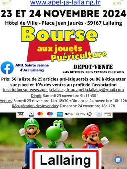Image Bourse aux jouets et puericulture lallaing (photo 1)