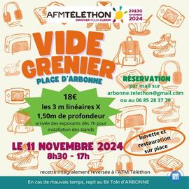 Image Vide Grenier du Téléthon d'Arbonne (photo 1)