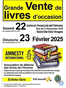 Image Grande vente de livres d'Amnesty international (photo 1)