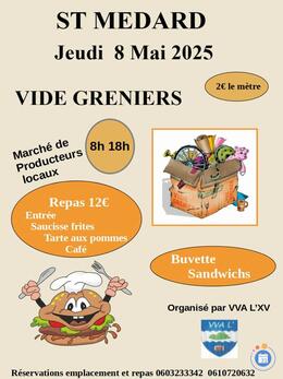 Image Vide grenier du VVA L'XV Marché aux fleurs et de producteurs (photo 1)
