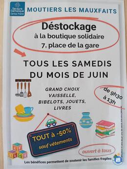 Image Déstockage à la boutique solidaire du Secours Catholique (photo 1)