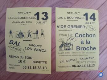 Image Vide grenier au lac de bournazel comité des fêtes de seilhac (photo 1)