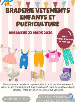Image Braderie de vêtements et de puériculture (photo 1)