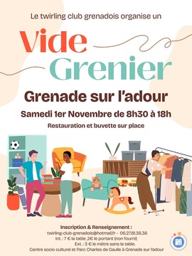 Image vide grenier du twirling club grenadois (photo 1)