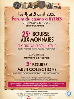 Image 25è Bourse 'Numismatique' et 3è Bourse 'Multi Collections' (photo 1)