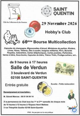Image 60ème Bourse Multicollection du Hobby's Club de Saint-Quenti (photo 1)