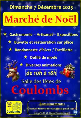Image marché de noël du comité des fêtes de coulombs (photo 1)