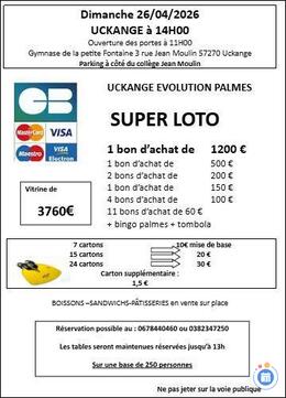Image Loto Uckange Evolution palmes (photo 1)