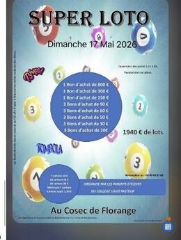 Image Super loto des parents d'élèves du Collège Louis Pasteur (photo 1)