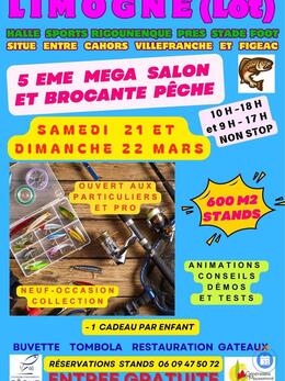 Image MEGA Salon et Brocante Pêche neuf occaz collection (photo 1)