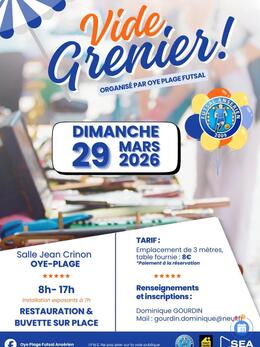 Image Vide grenier en salle à OYE-PLAGE ( 62 Pas de Calais ) (photo 1)