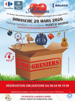 Image Vide greniers sur le parking carrefour puget sur argens (photo 1)