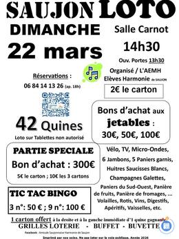 Image LOTO des Elèves de L'Harmonie de SAUJON (photo 1)