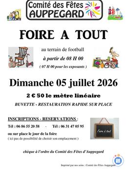 Image Foire à tout du comite des fêtes (photo 1)