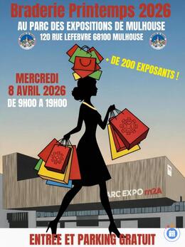 Image Braderie printemps 2026 'Parc des Expositions de Mulhouse' (photo 1)